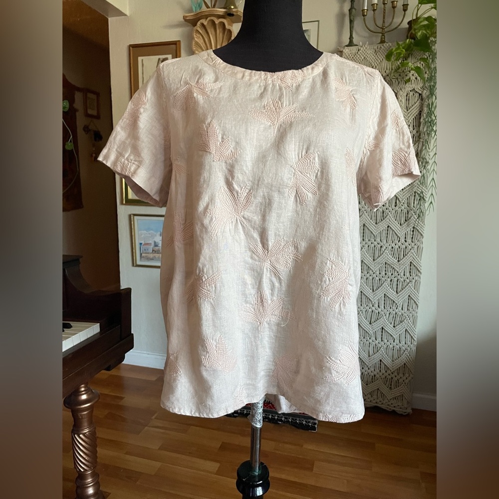 5 for $25 Magaschoni linen top